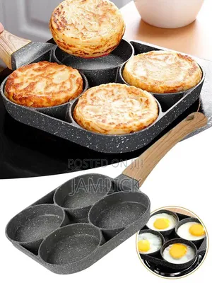 Heavy Granite Non-Stick 3-Slot 4-Slot Egg/Pancake Fry Pan – Pm