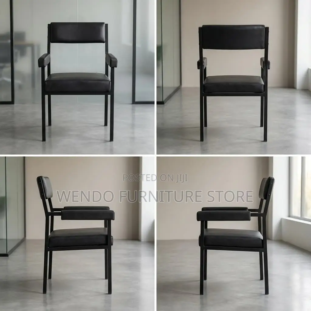Office Chairs; Black Ergonomic Catalina Chairs With Strong Armrest