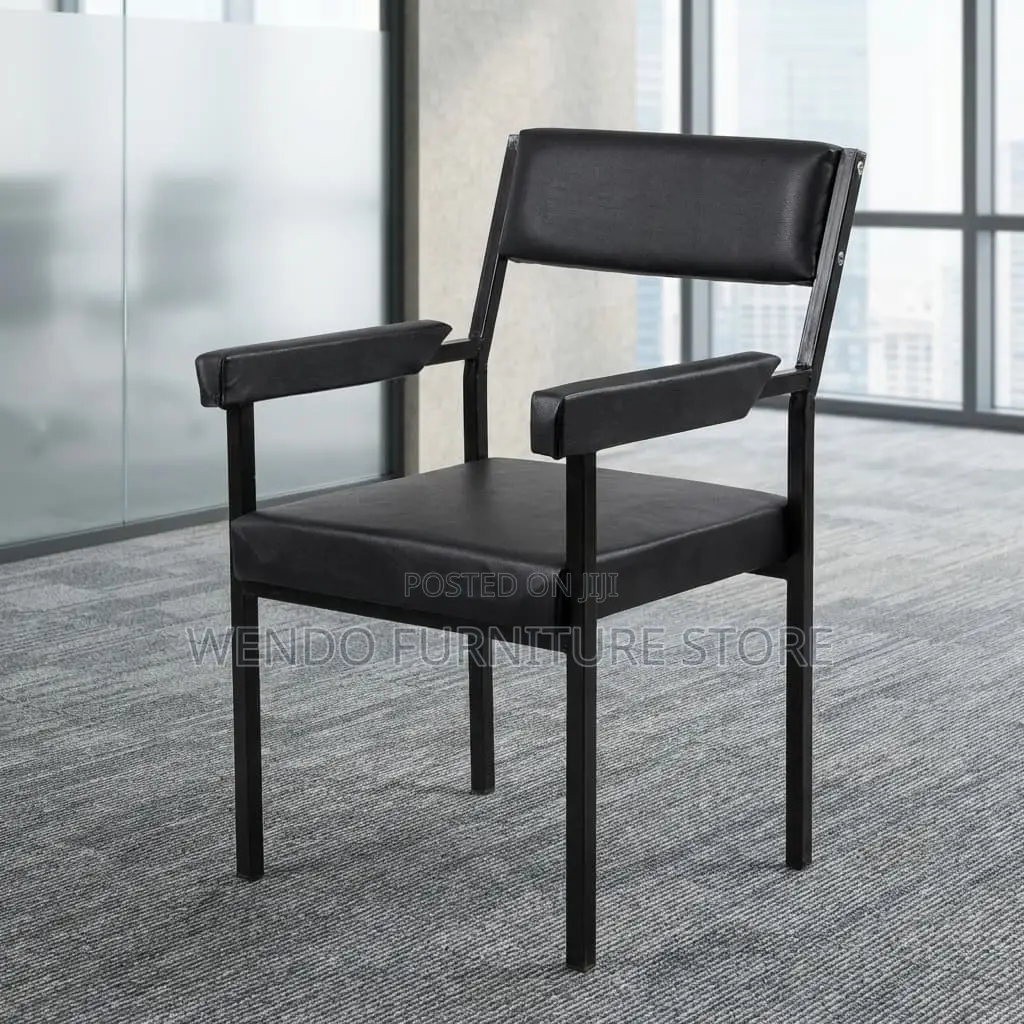 Office Chairs; Black Ergonomic Catalina Chairs With Strong Armrest