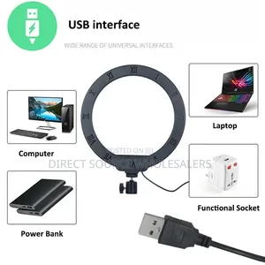 Adjustable LED Ring Light With Stand for Live Streaming
