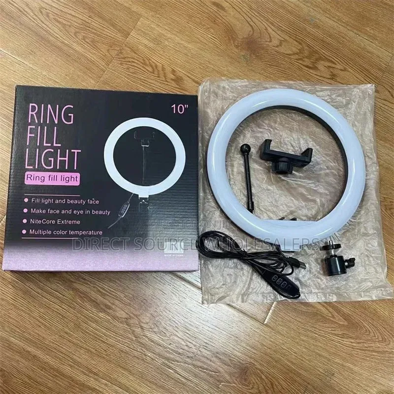 Professional 10 Inch Ring Light for Beauty Salon Home Use