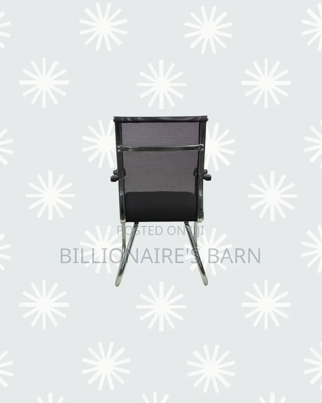 Practical Black Mesh Cantilever Visitor Chair | Focused Work Sessions