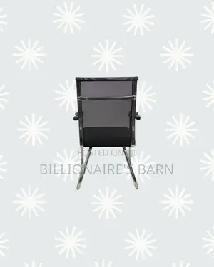 Practical Black Mesh Cantilever Visitor Chair | Focused Work Sessions
