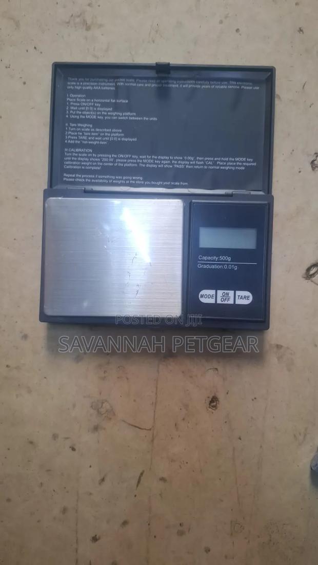 Digital Pocket Scale for Jewelry, Herbs, Small Lab 500 Gm of 0.01 Gm