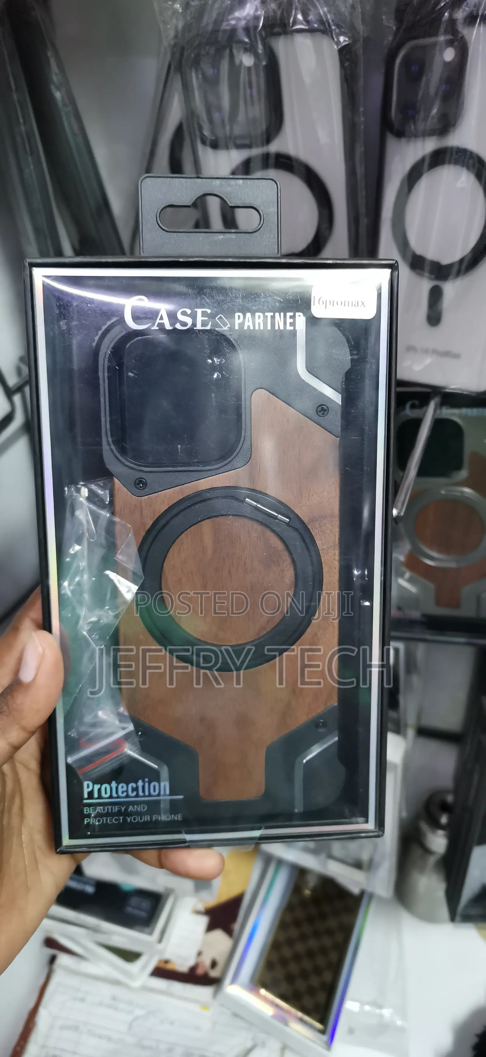 iPhone 16 Pro Maxrugged, Hybrid-Style Wooden MagSafe Phone Case