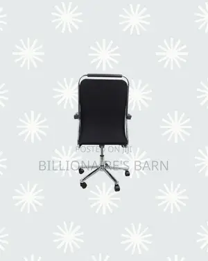 Practical Black Quilted Executive Swivel Chair | Home Office Use