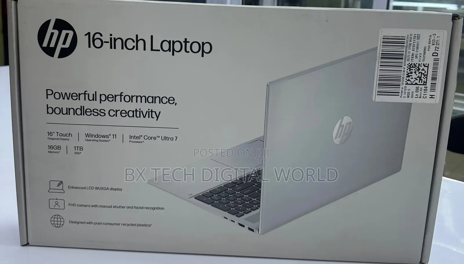 New Laptop HP 255 16GB Intel Core Ultra 7 SSD 1T