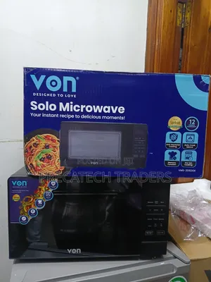 Von 20L Solo Microwave Oven – Digital Black