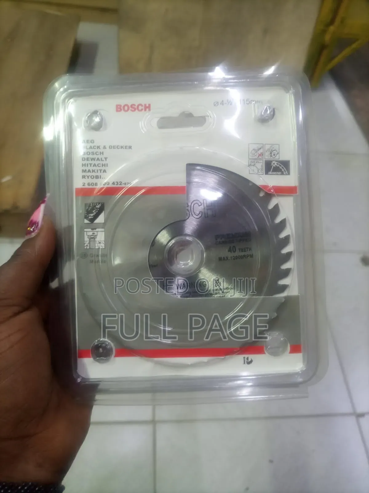 4" Bosch Circular Saw Blade