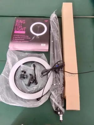 Portable Ring Light With Stand for Video Recording