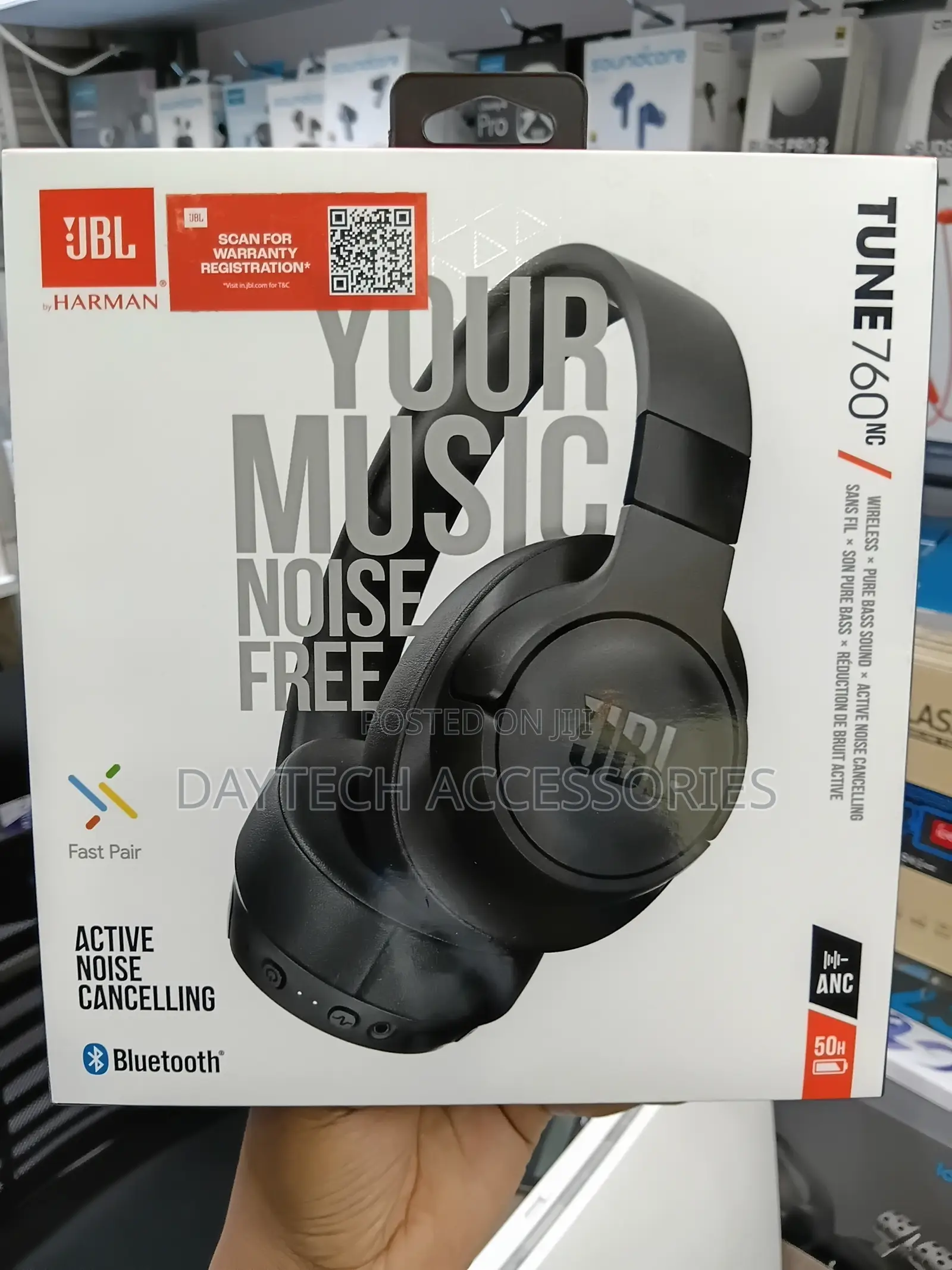 JBL Tune 760Nc Headphones.