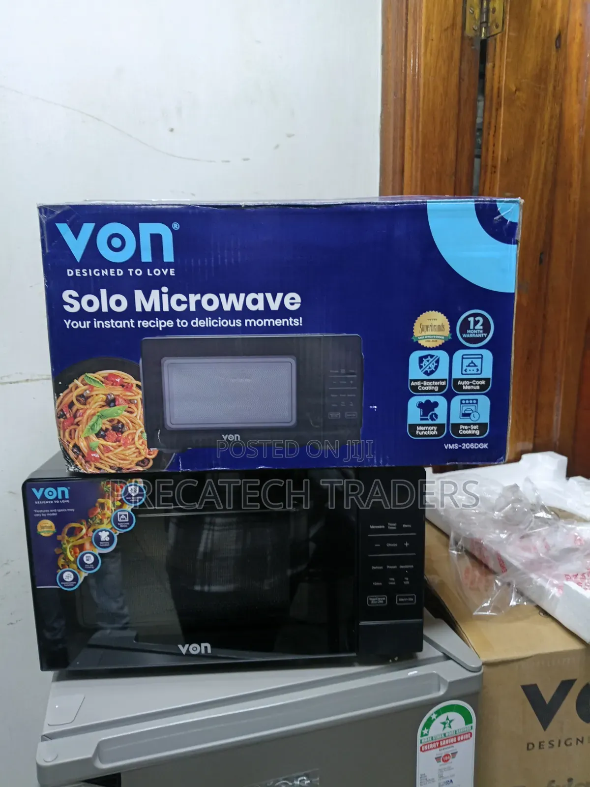 Von 20 Litres Solo Microwave With Auto Cook Menus