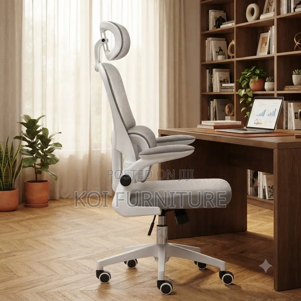 Office Chairs; Orthopedic Fabric Mesh Office Chair With Headrest