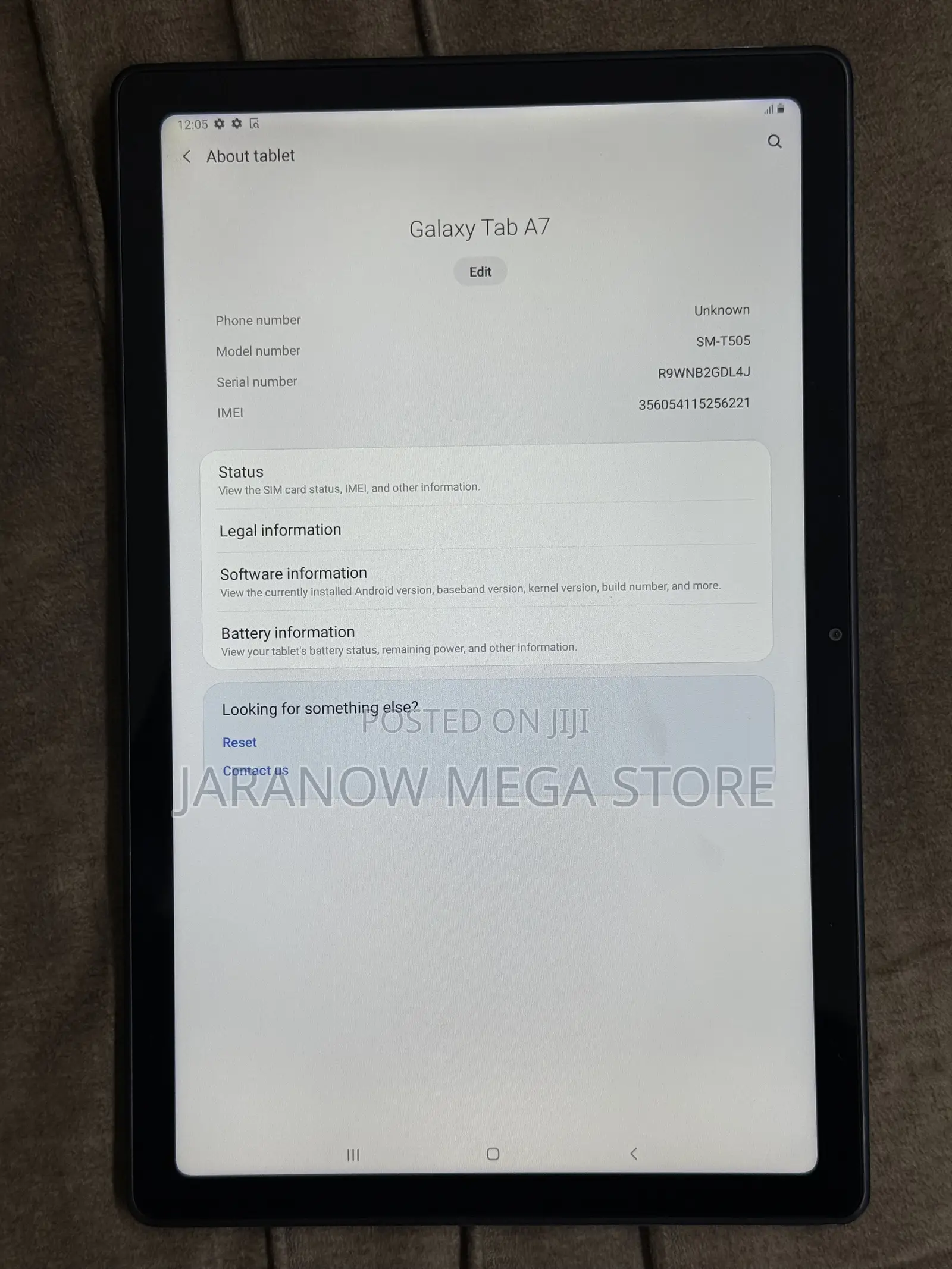 Samsung Galaxy Tab A7 10.4 (2020) 32 GB Black