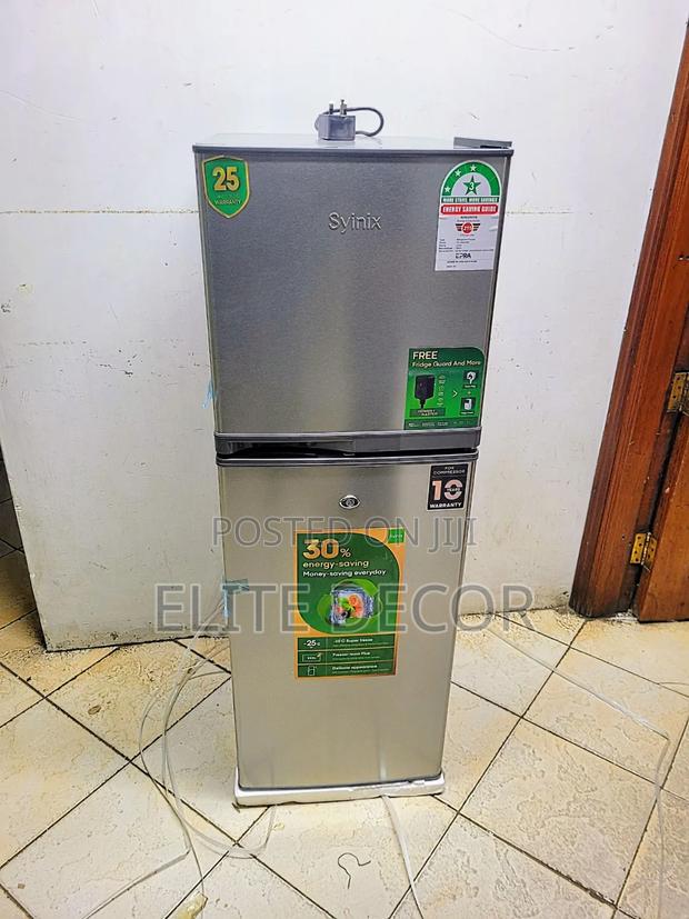 Syinix 138 Litres Double Door Refrigerator – Energy Saving - thumbnail 2