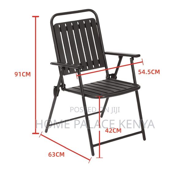 Foldable Chair: Marion Outdoor Metal Chair - thumbnail 2