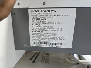 Solar Nyumbani 3kva 24v Hybrid Inverter