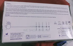 100pcs Disposable Latex Examination Gloves