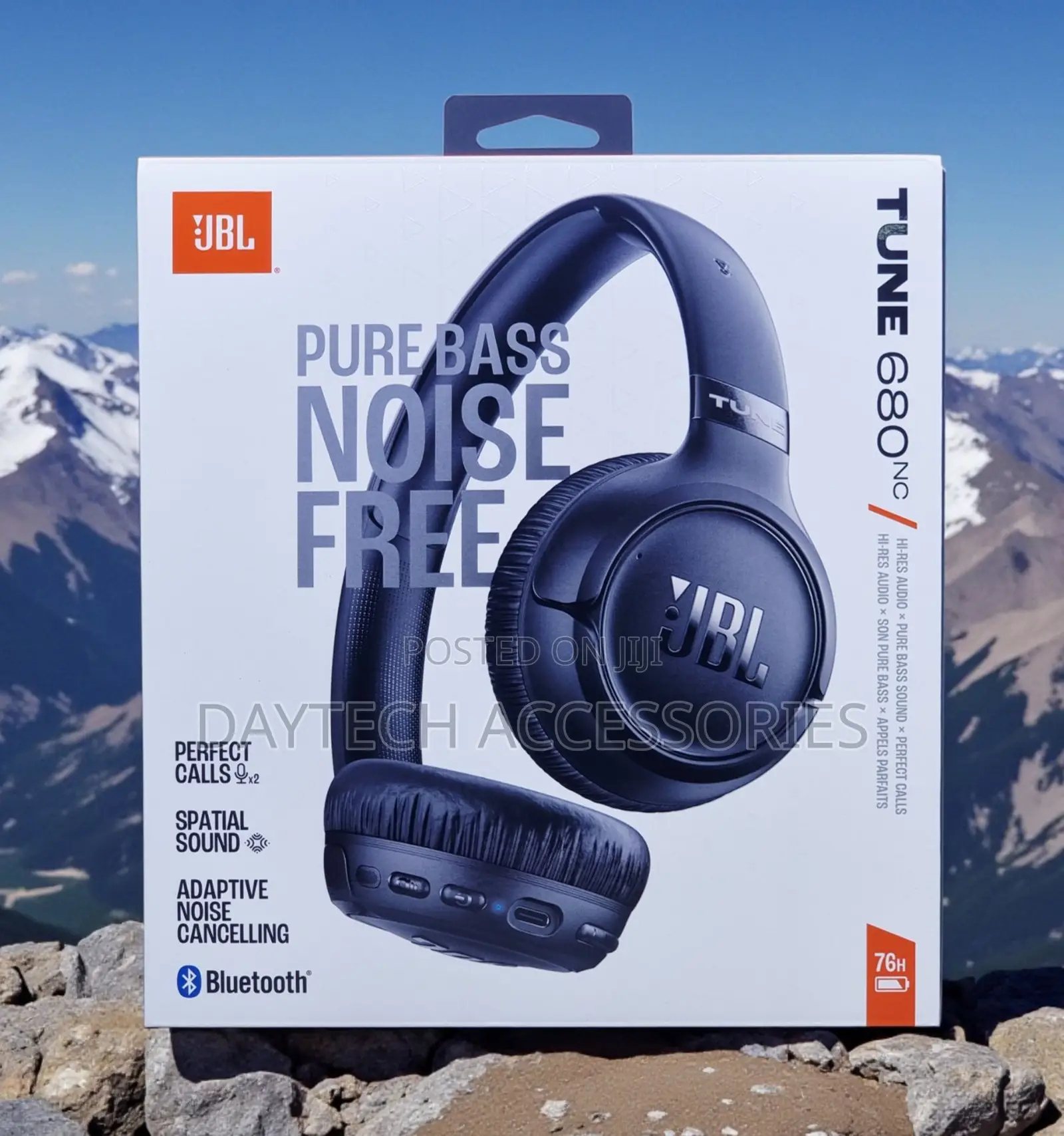 The JBL Tune 680NC Wireless on-Ear Headphones With ANC.