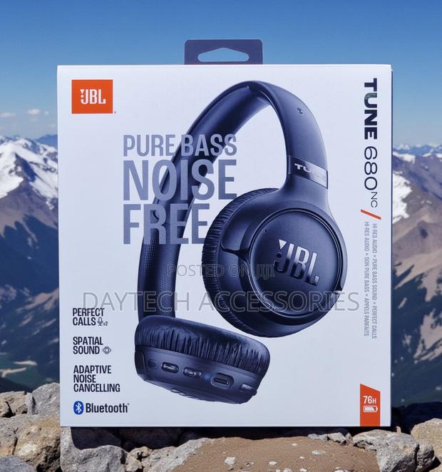 The JBL Tune 680NC Wireless on-Ear Headphones With ANC.
