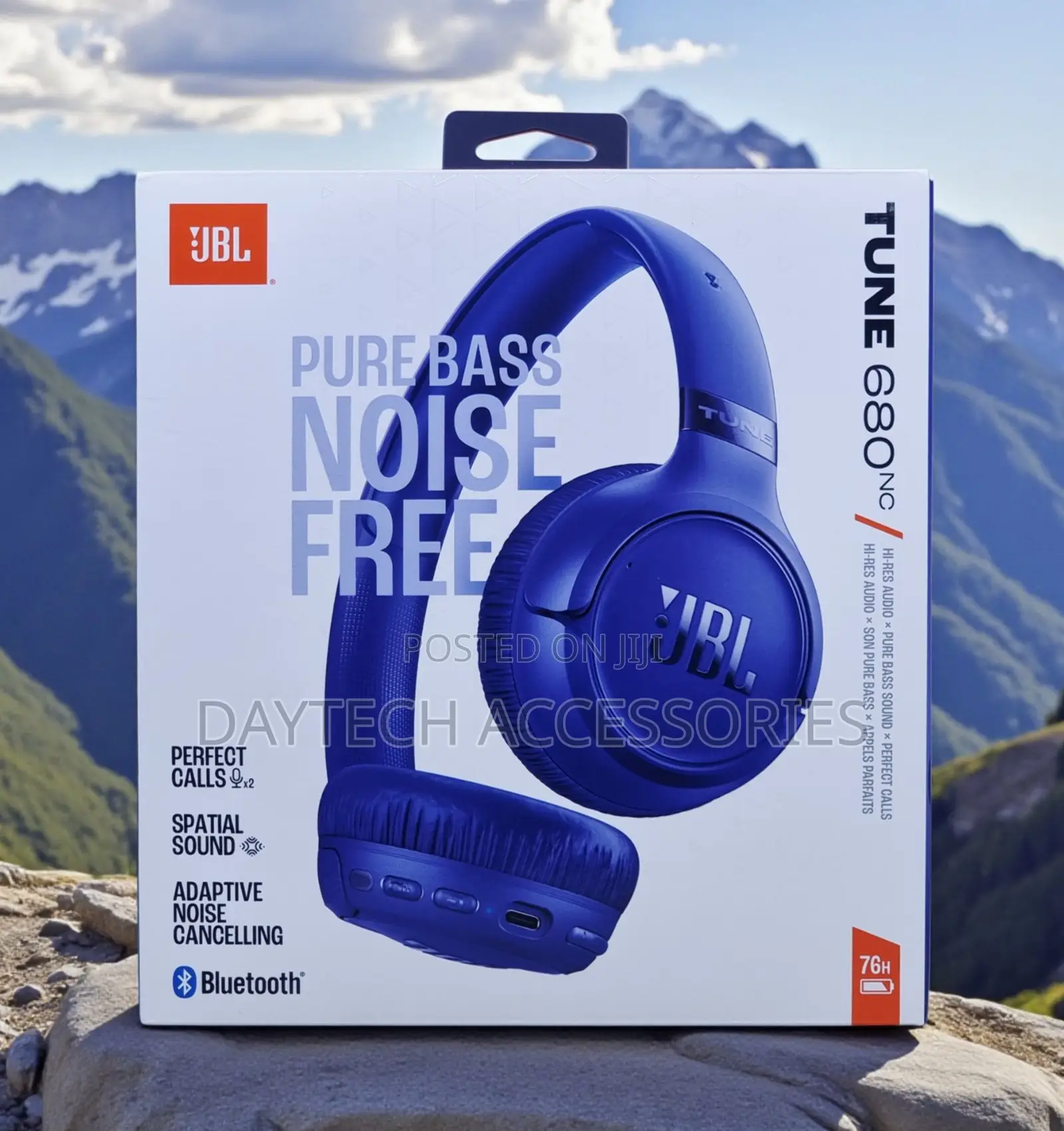 The JBL Tune 680NC Wireless on-Ear Headphones With ANC.
