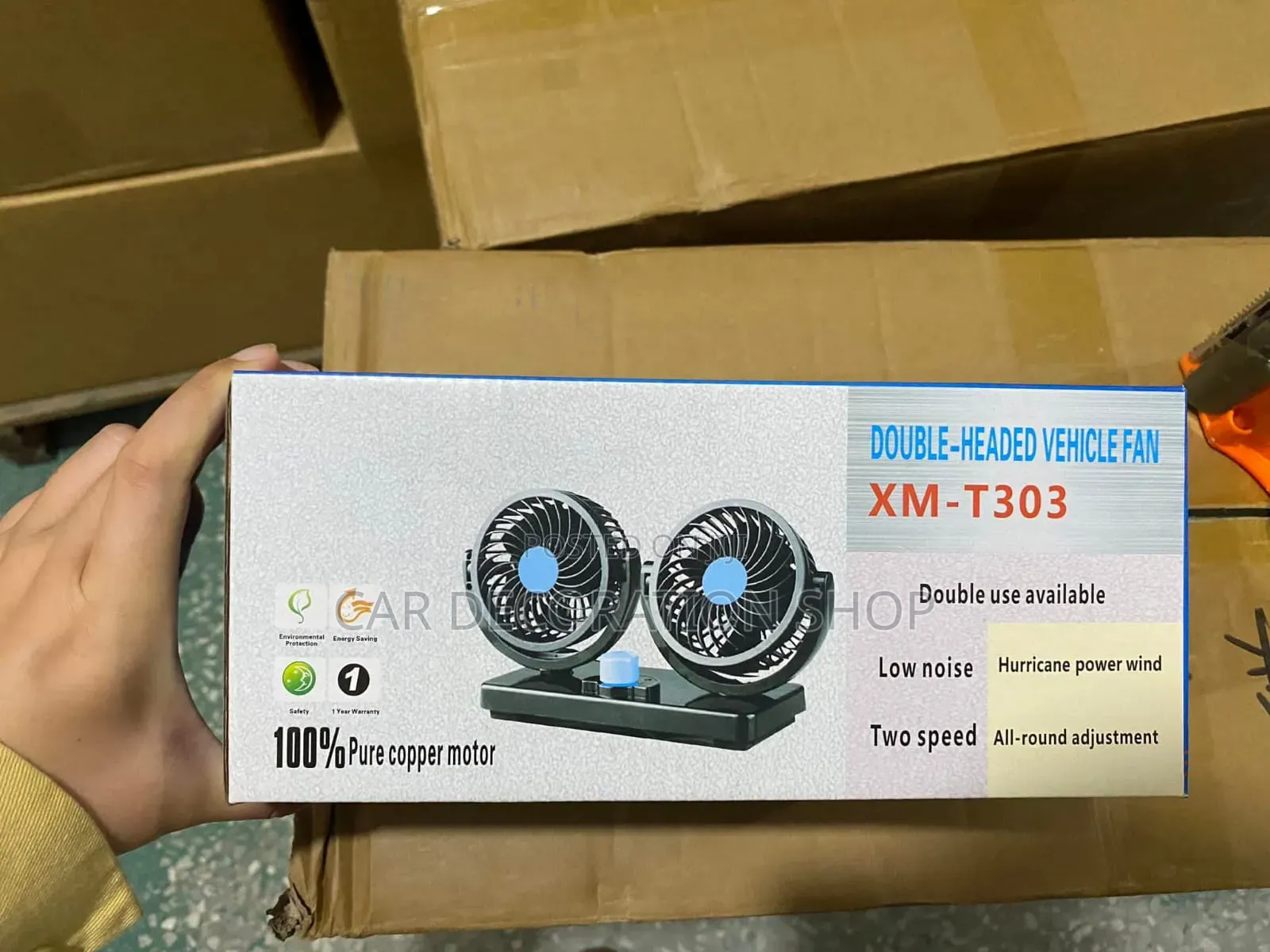 12v Dual Head Cooling Fan Improves Airflow Within the Vehicle