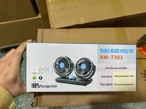 12v Dual Head Cooling Fan Improves Airflow Within the Vehicle