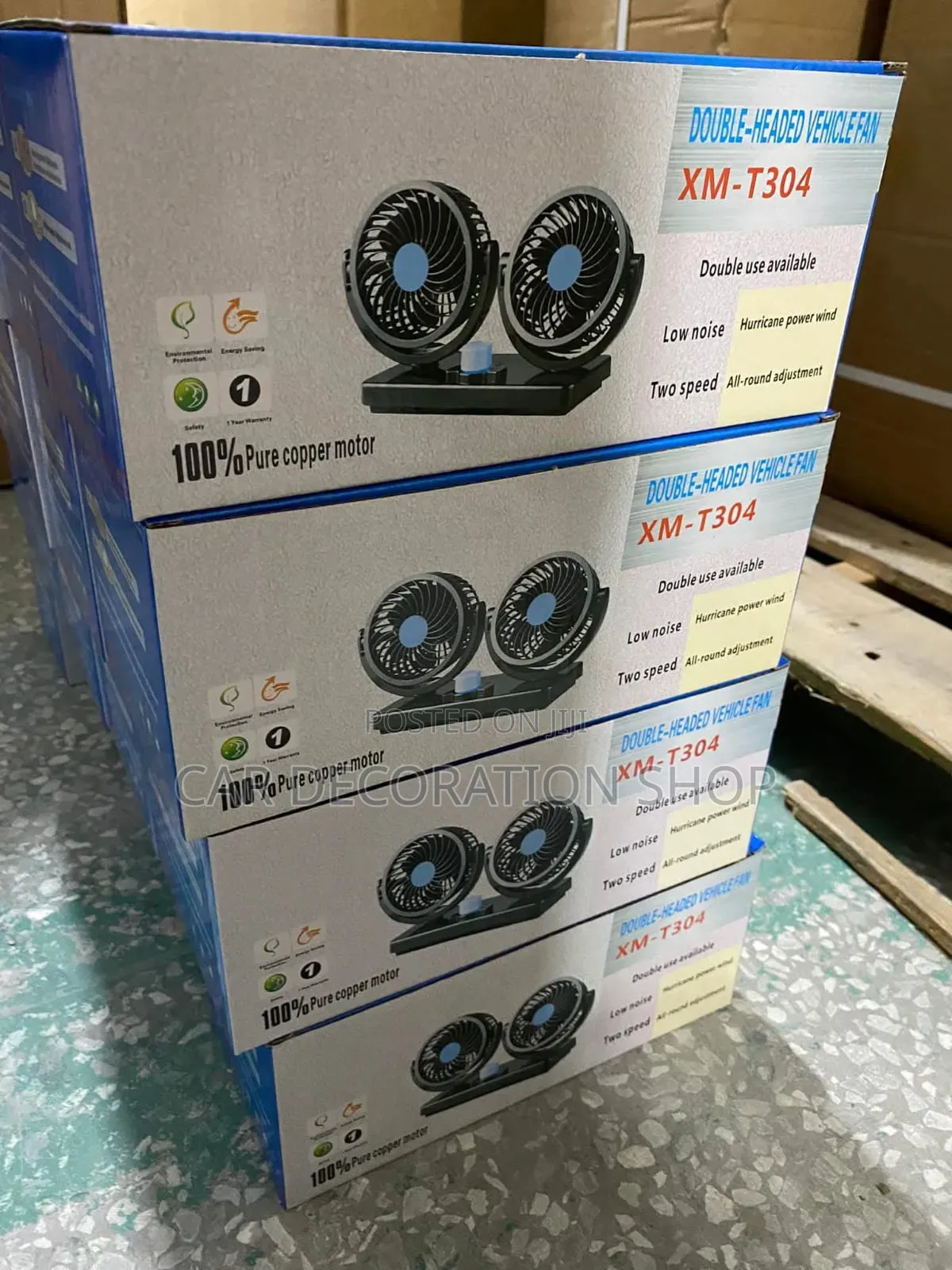 12v Dual Head Cooling Fan Improves Airflow Within the Vehicle
