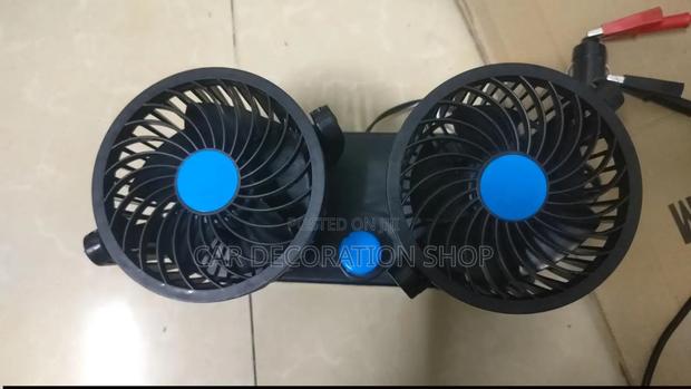 12v Dual Head Cooling Fan Improves Airflow Within the Vehicle - thumbnail 4