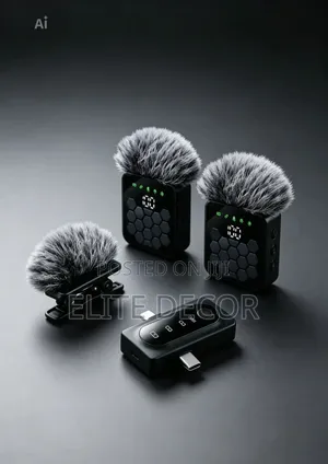 QY66 Wireless Microphone With Noise Cancellation | Dual Lapel Mic