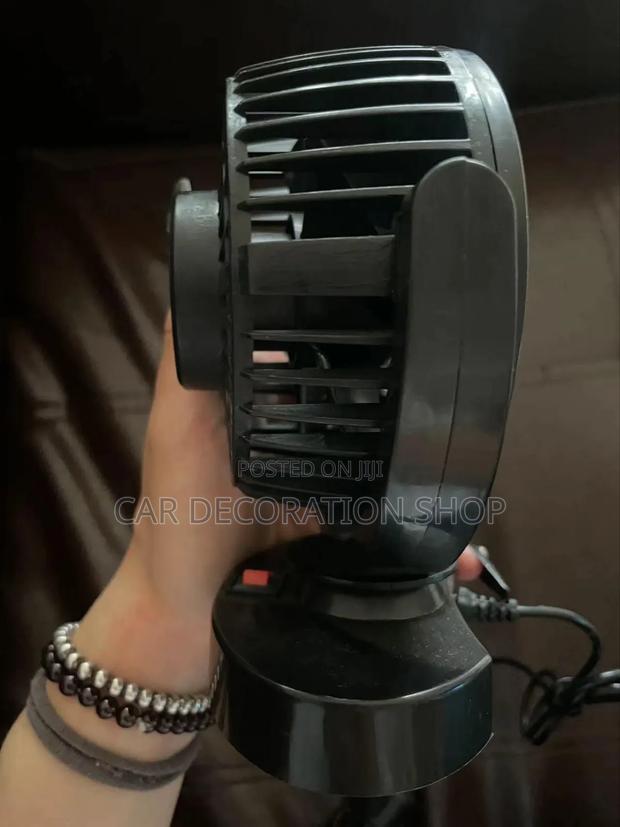 Single Head 360° Adjustable Mini Car Cooling Fan - thumbnail 2