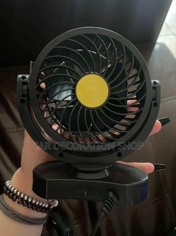 Single Head 360° Adjustable Mini Car Cooling Fan - main view