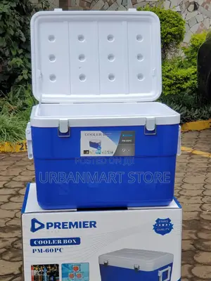 Premier 60L Portable Cooler Box With Carry Handles
