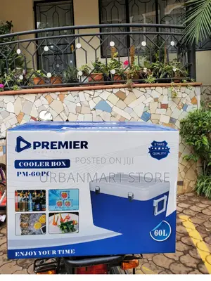 Premier 60L Portable Cooler Box With Carry Handles