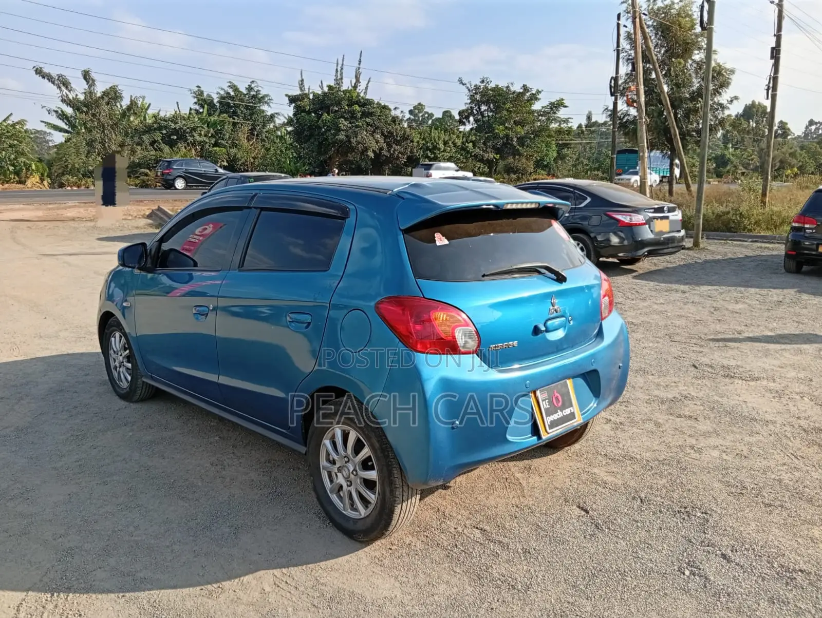 Mitsubishi Mirage 2014 Blue