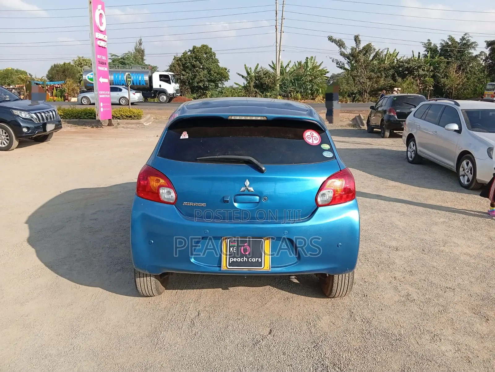 Mitsubishi Mirage 2014 Blue