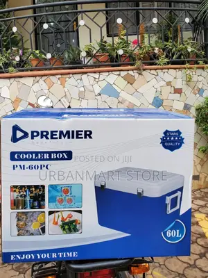 Premier 60L Camping Cooler Box for Food Drinks