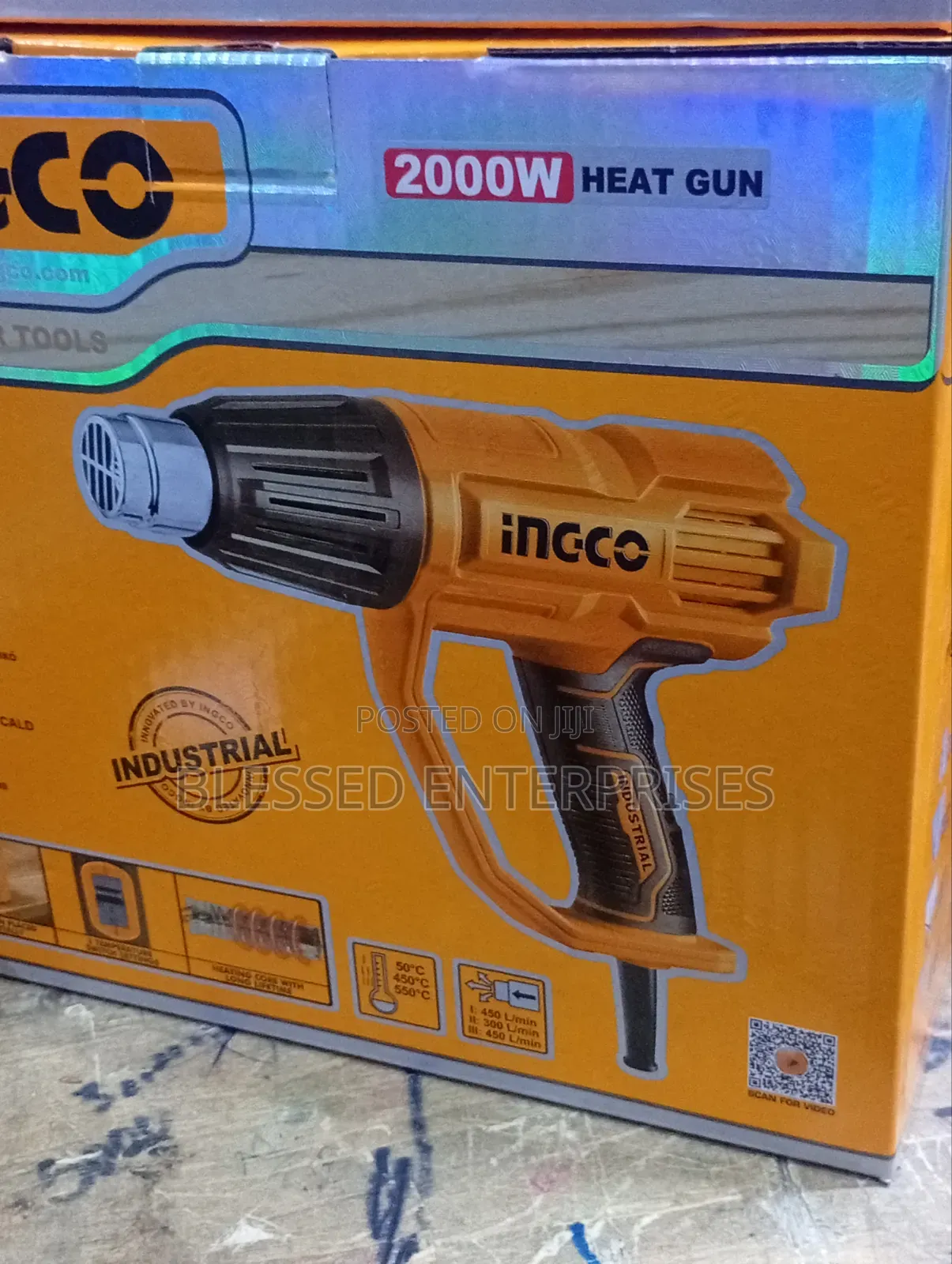 Ingco 2000 Watts Industrial Heat Gun Machine