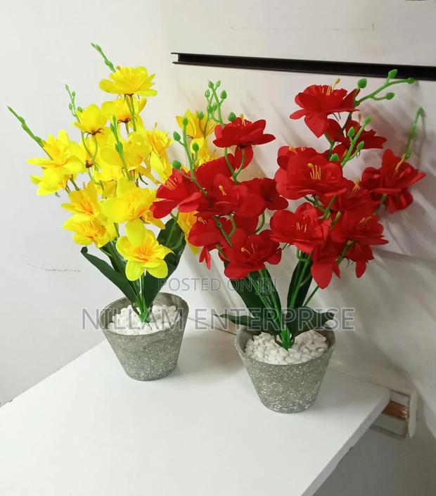 Artificial Blossom Flowers, Bonsai Artificial Potted Plants - thumbnail 2