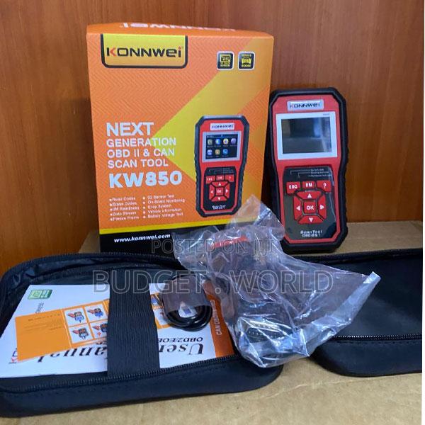 . KW850 OBD2 Diagnostic Tool With Check Engine Reset - thumbnail 2