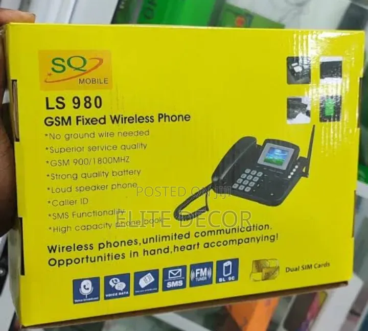 SQ Mobile LS 980 GSM Fixed Wireless Desk Phone