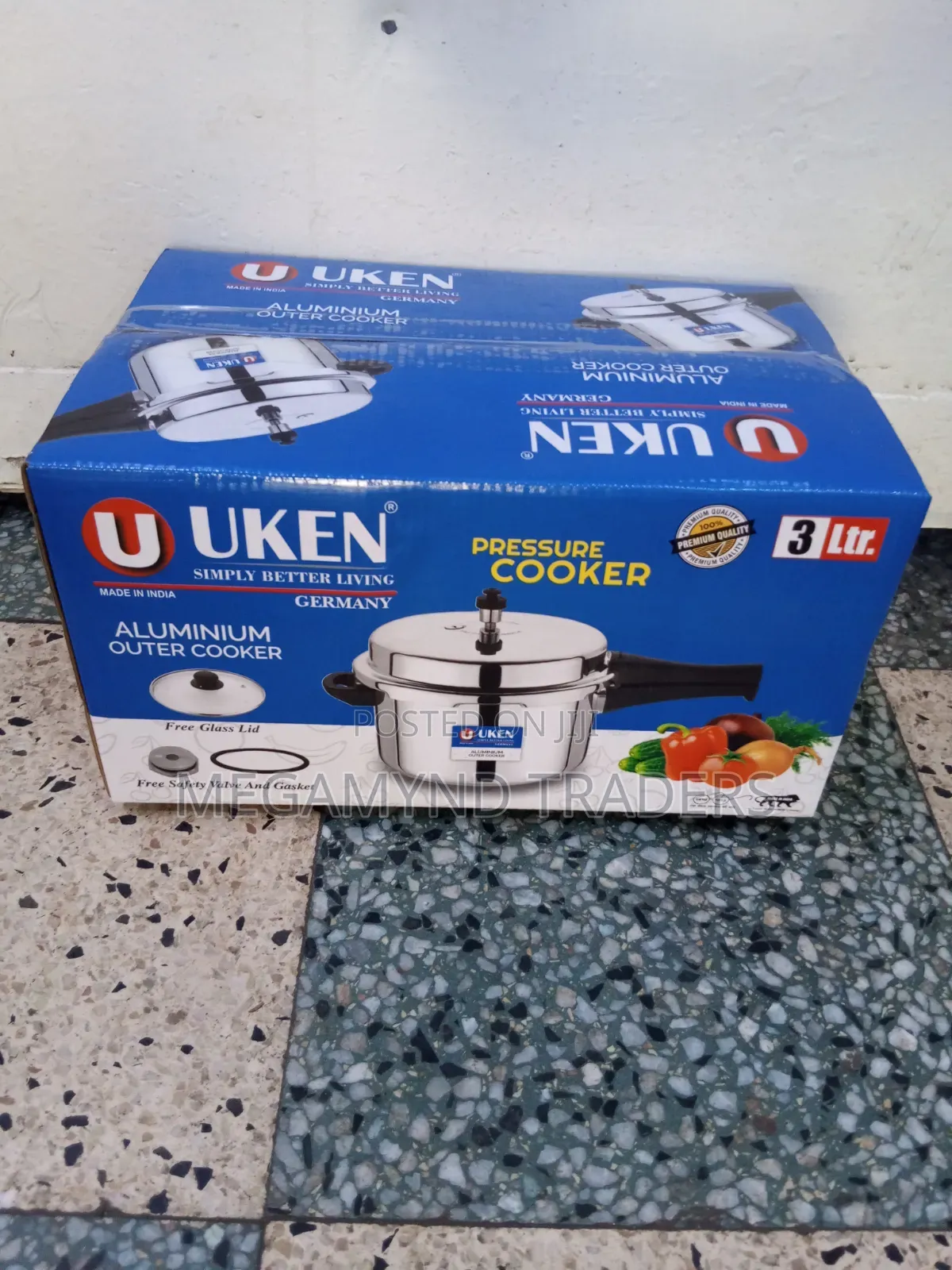 3LTR Pressure Cooker / UKEN Pressure Cooker 3LTR