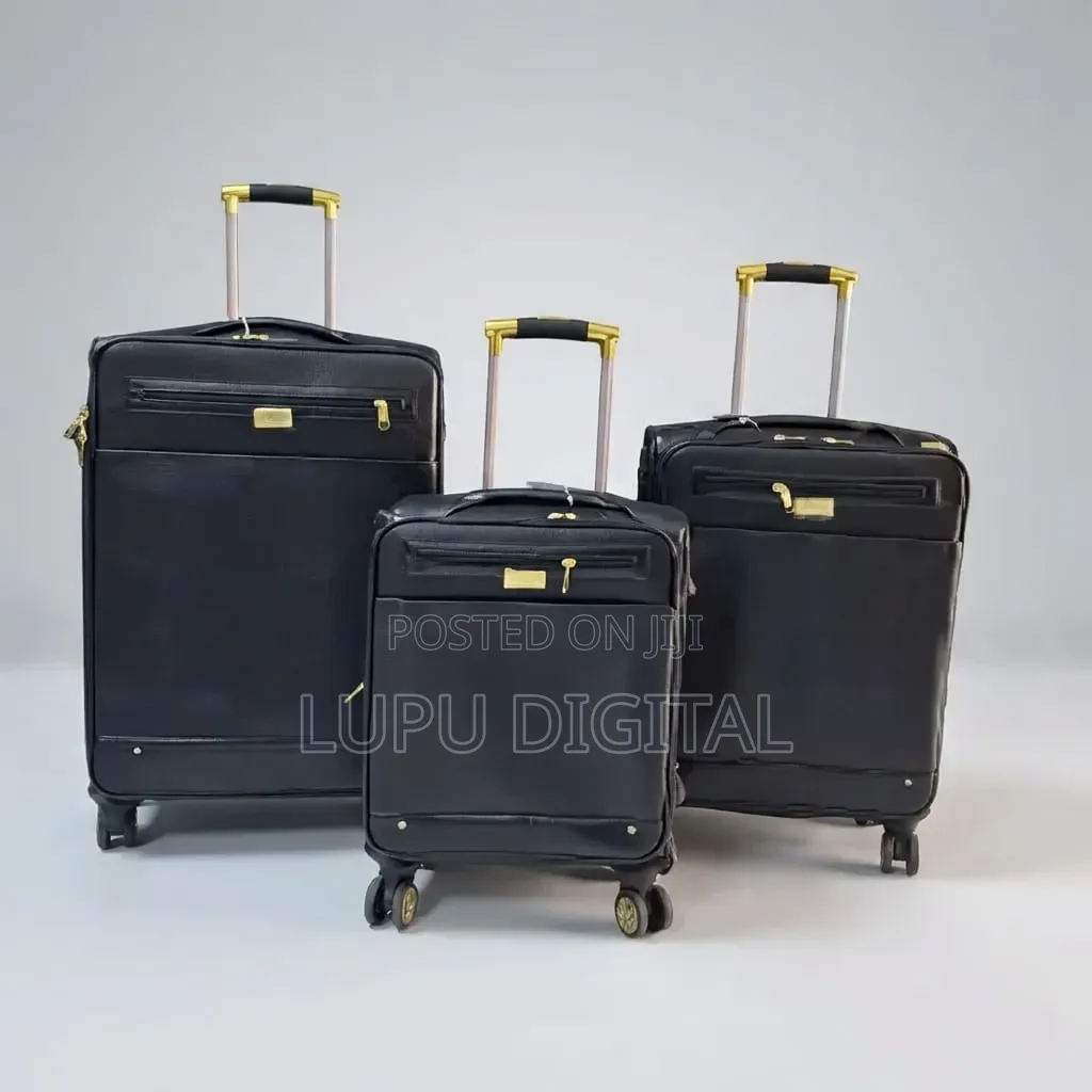 3 in 1 Luxurious Leather Suitcase