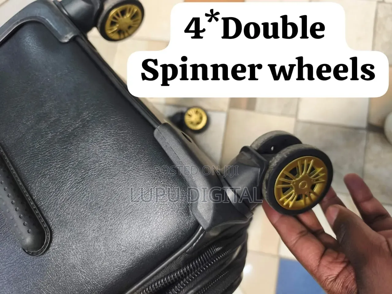3 in 1 Luxurious Leather Suitcase