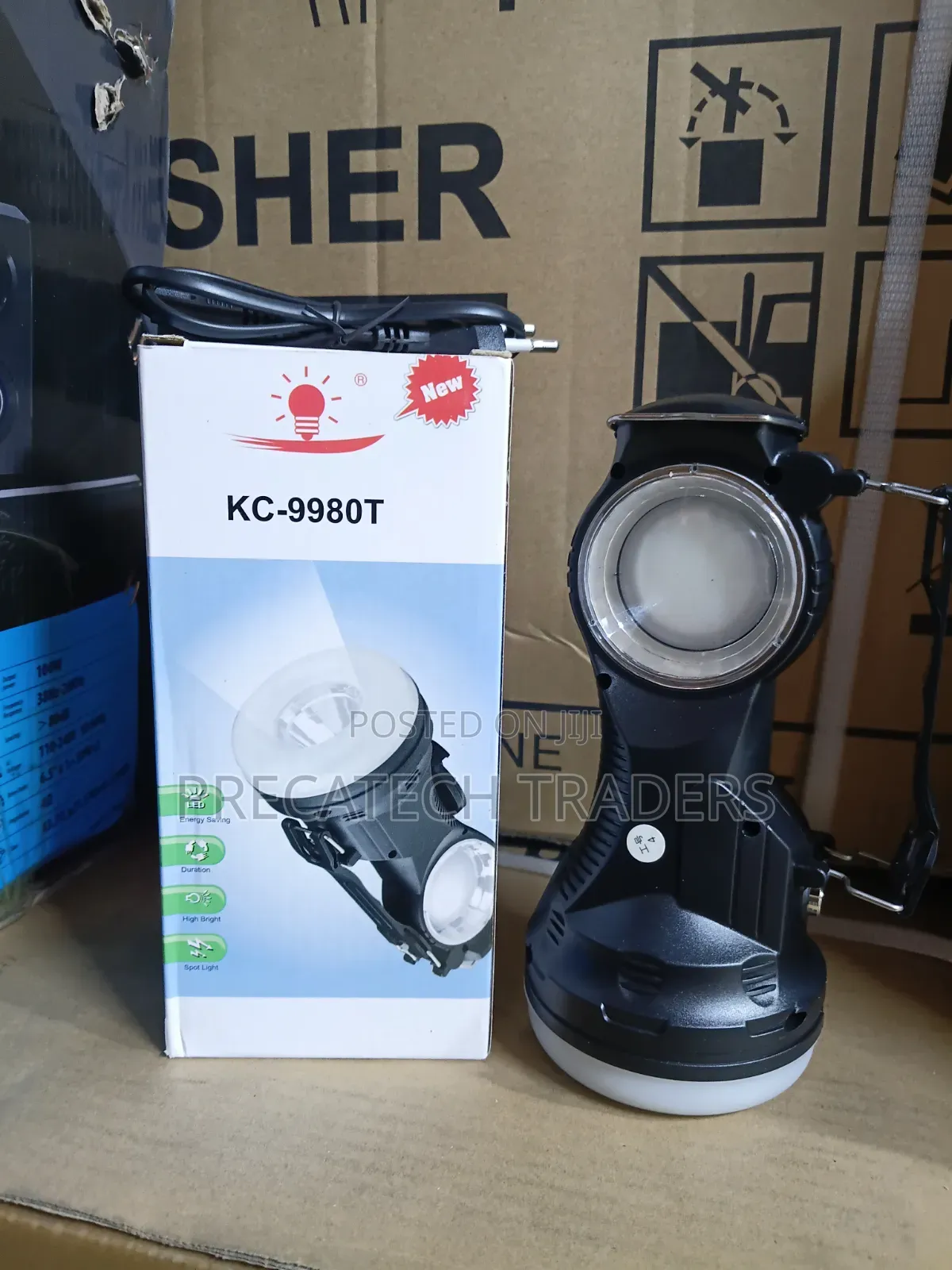 KC-9980T Solar Rechargeable Camping Lantern