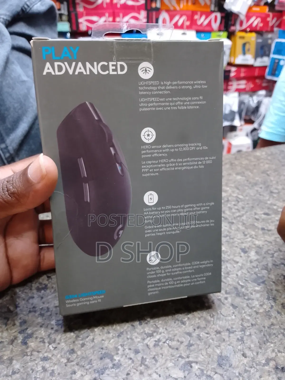 G304 Lightspeed Wireless Mouse