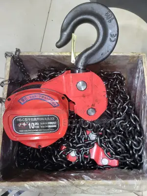 10 Ton Manual Chain Hoist / Pulley Block – 6 Metre Reach (Brand New)