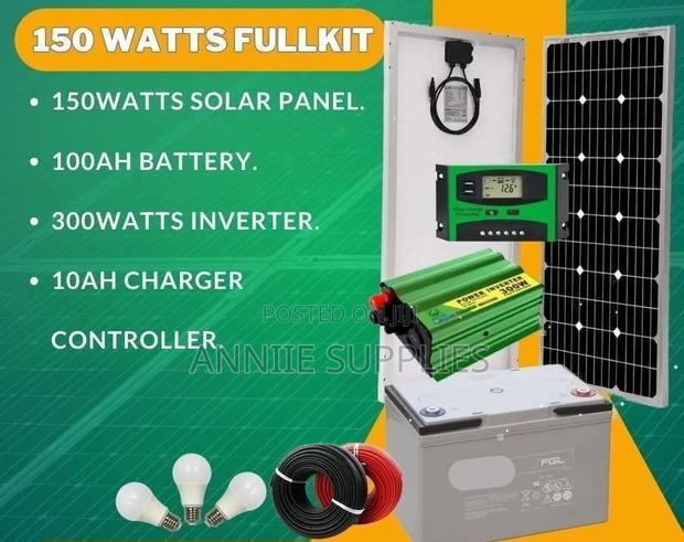 150w Solar Full Kit