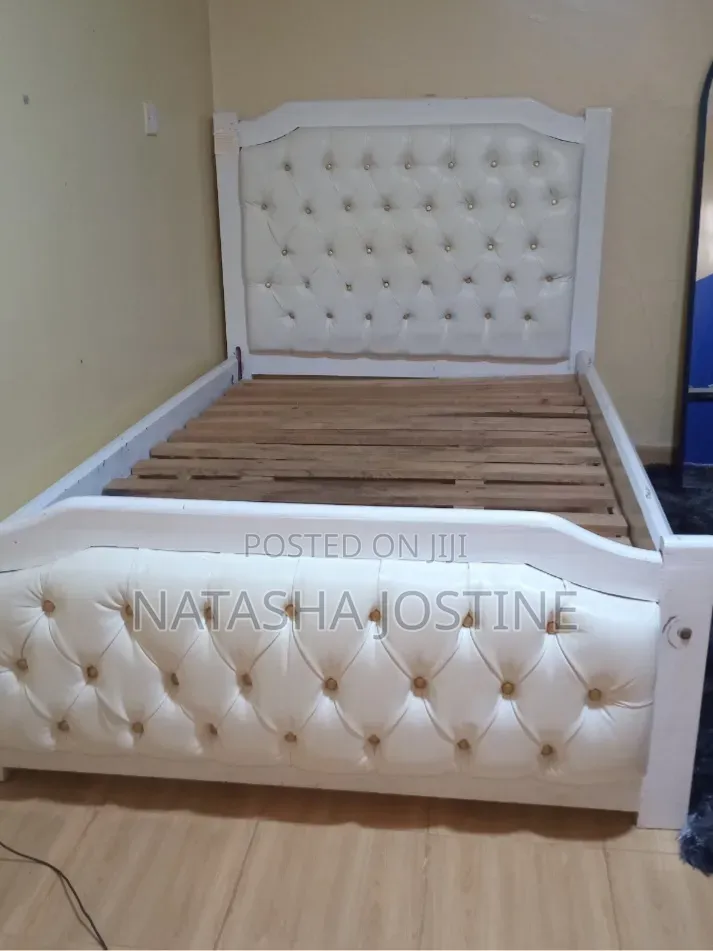 White Bed,4 by 6.