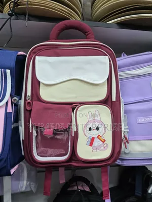 Maroon Colorful Kids School Bags Grade 1=4 at 1200